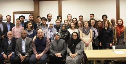 لقاء مع مجموعة من الطلبة في الدورة الشتوية للمعهد العالمي للفكر الإسلامي